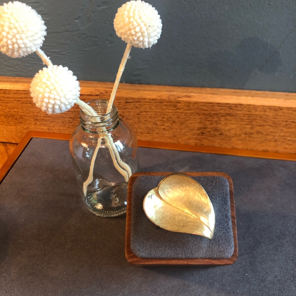 Adjustable Gold Leaf Ring - image 1